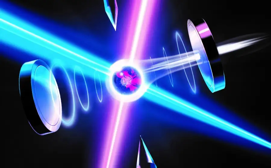 Одиночные электроны, захваченные твердым неоном, могут служить очень стабильными кубитами
