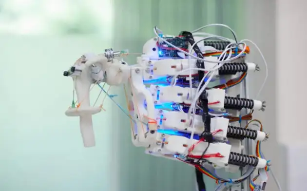 Исследователи выращивают клетки на скелете динамичного робота