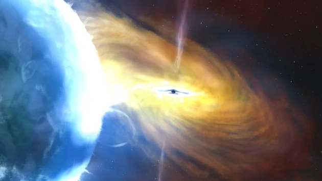 MNRAS: астрономы увидели мощнейший космический взрыв объекта в тысячи раз больше Солнца