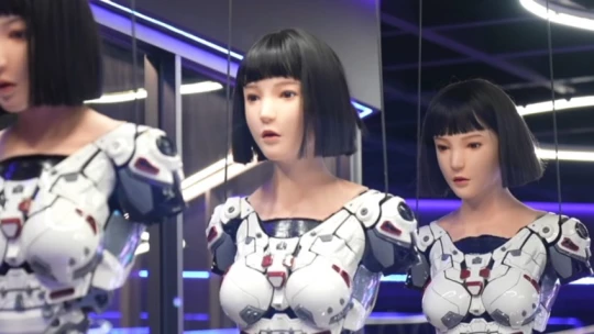 Китайские аниматроники напугали пользователей интернета своими реалистичными роботами