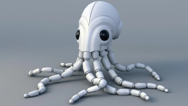 Ученые создали CyberOctopus, моделируемого мягкого робота с несколькими конечностями