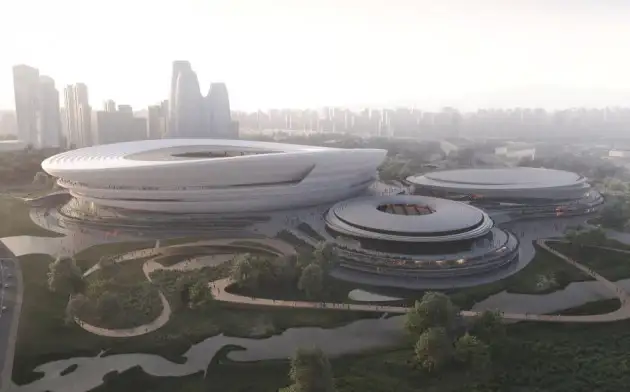 В Китае компания ZHA построит большой спортивный комплекс в Ханчжоу