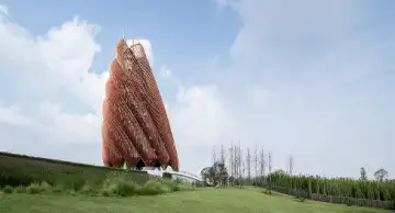 В Китае построили специальную башню для гигантских панд