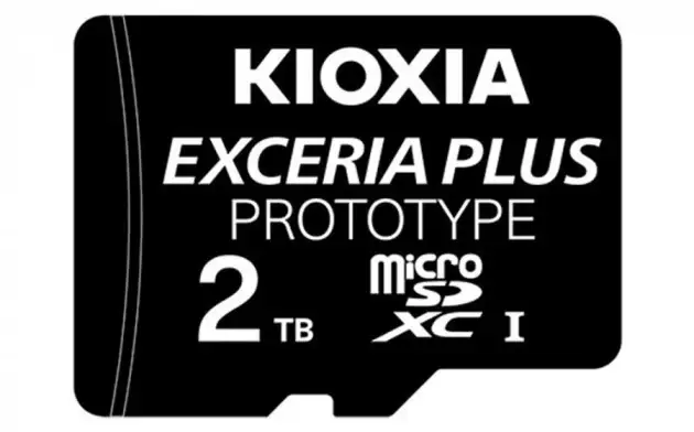 Kioxia создала первый в мире рабочий прототип карты MicroSDXC объёмом 2 Тбайт
