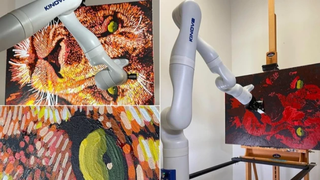 Роботы с искусственным интеллектом создали почти идентичные копии оригинальных картин